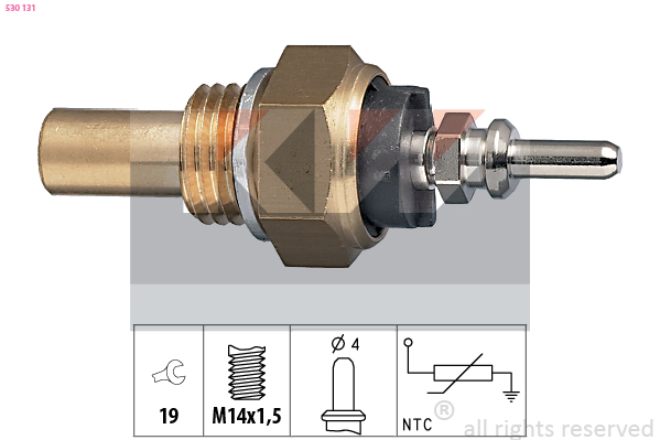 Senzor,temperatura lichid de racire 530 131 KW